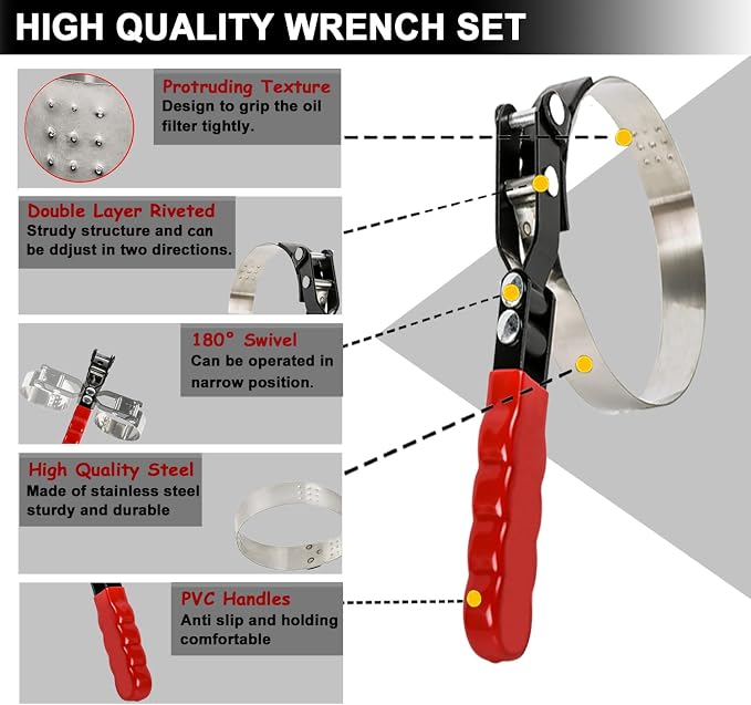7pcs Oil Filter Wrench Set - Image 4