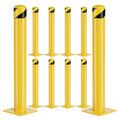 Safety Bollard Post, 36 Inch Height Steel Bollards, 4.5 Inch Diameter Parking by SpecializeinYourNeeds