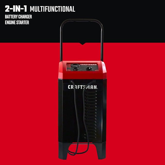 CRAFTSMAN Wheeled Battery Charger and Engine Starter, CMXCESM233, 2-in-1 Manual - Image 2