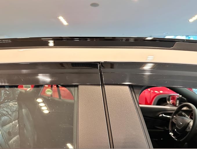 AUTOCLOVER Smoked Window Visor Sun Rain Vent Guard 4p - Image 8