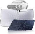 Windshield Sun Shade Umbrella for 2021-2025 Hyundai Elantra Accessories: Custom by HIMUMOY