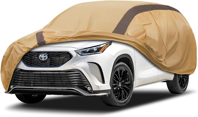 Highlander Car Cover Waterproof All Weather Compatible by FSGRICH