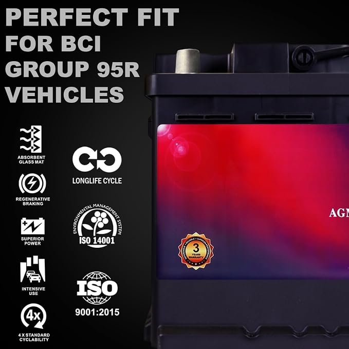 Mighty Max Battery MM-H9 Start and Stop Car BCI Group 95R 12V 100AH, 950CCA - Image 4