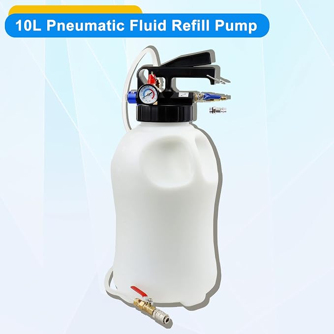 JoyFans 10L Pneumatic Transmission Fluid Pump Extractor and Dispenser, Gearbox - Image 2
