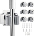 6PCS Broom and Mop Holder, Heavy Duty Garden Tool Organizer Rack Rake and by JAMEND+CLXP