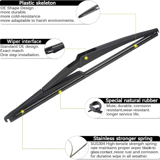 AUTOBOO 26"+17" Windshield Wipers - Image 3