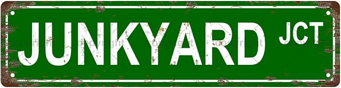 JUNKYARD JCT Space Vintage Metal Tin Sign, Street Sign, Home Decor, Room Decor by Unknown