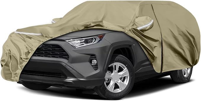 Waterproof Car Covers Replace for 2013-2025 Toyota RAV4, Windproof Bands for by SPORTULI