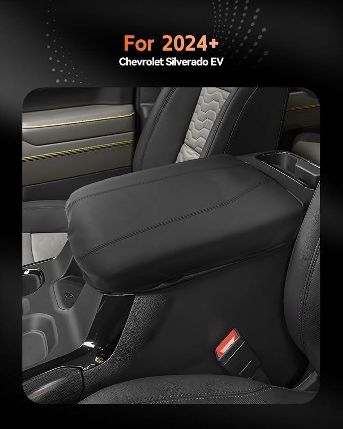 CDEFG for Chevrolet Silverado EV 2024 2025 Center Console Cover Armrest Box - Image 2