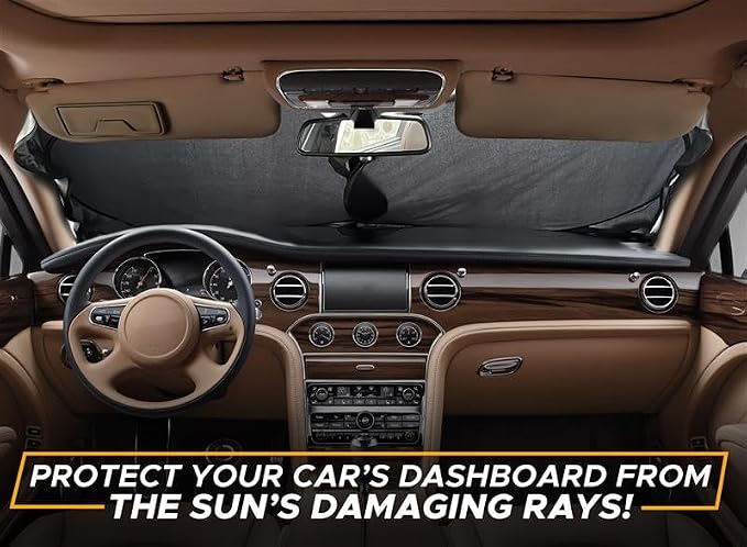 EcoNour Car Windshield Sunshade | Blocks 99% Heat & Keeps Interior Cool | - Image 8
