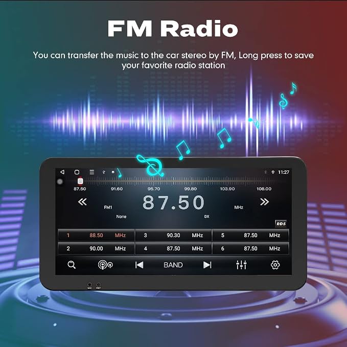 Kunfine Car CarPlay Android Auto Navigation Stereo GPS Radio Reverse Camera - Image 8