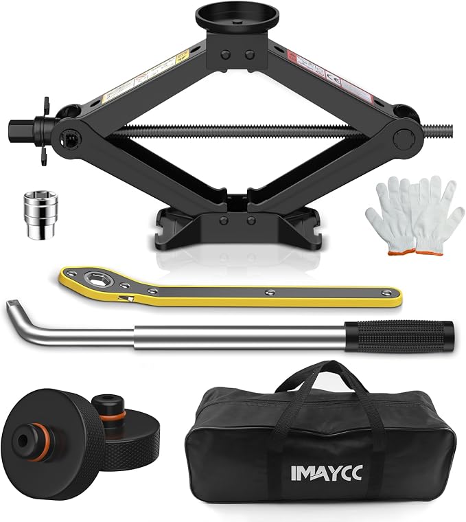 Car Jack for Tesla Model Y Model 3, IMAYCC 2.5 Ton Tesla Car Jack Kit by IMAYCC