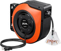 DEWENWILS Retractable Extension Cord Reel, 75 FT Heavy Duty Power Cord by DEWENWILS