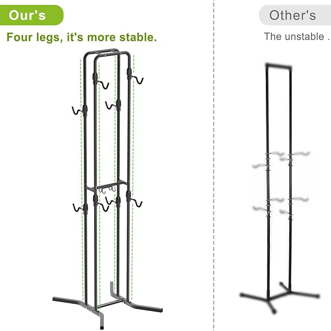 Dolibest 4-Legged Bike Racks Stands - Image 5