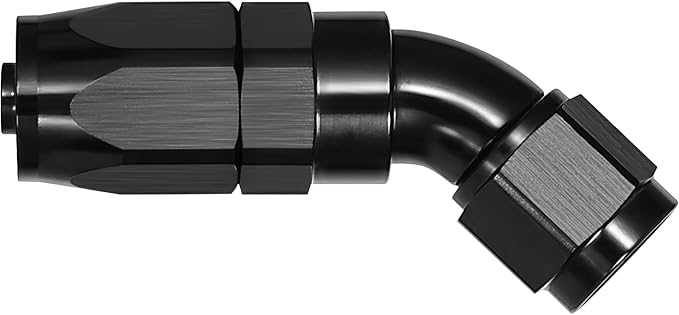 EVIL ENERGY 12AN 45 Degree One Piece Full Flow Hose End Fitting Swivel by EVILENERGY