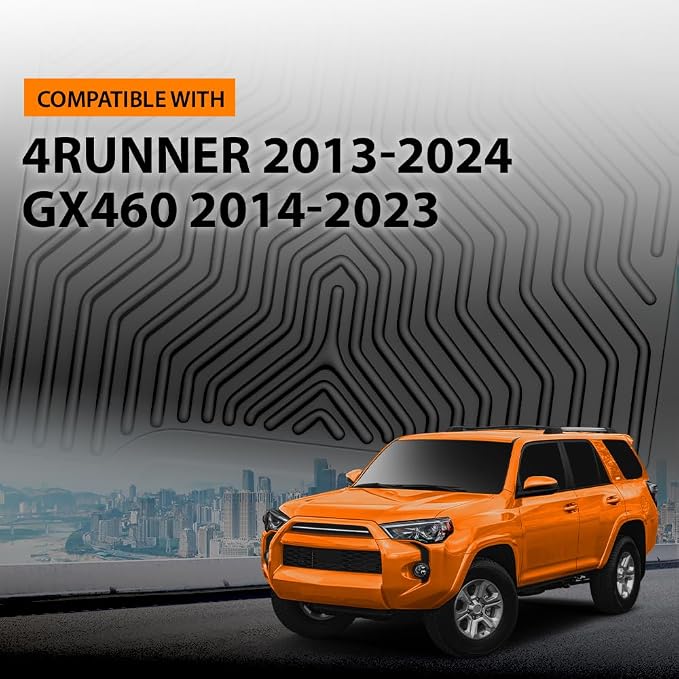 G-PLUS Floor Mats for Toyota 4Runner 2013-2024 & Fit Lexus GX460 2014-2023 - Image 8