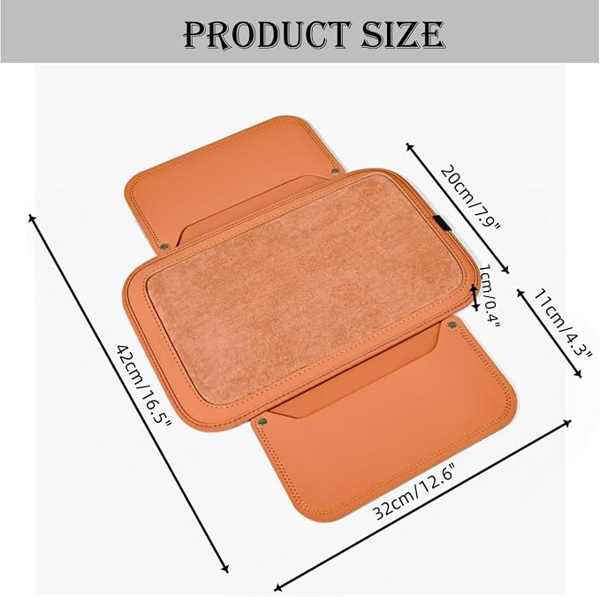 Arm Rest Cover for Car with 2 Storage Bags, Central Console Cover Armrest Pad - Image 3