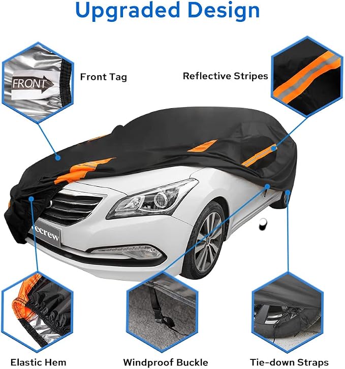 Avecrew Car Cover Waterproof All Weather - Image 5