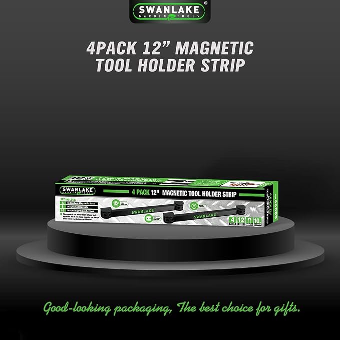 SWANLAKE 12" Magnetic Tool Holder Strip, Metal Tool Magnet Bar - Image 5