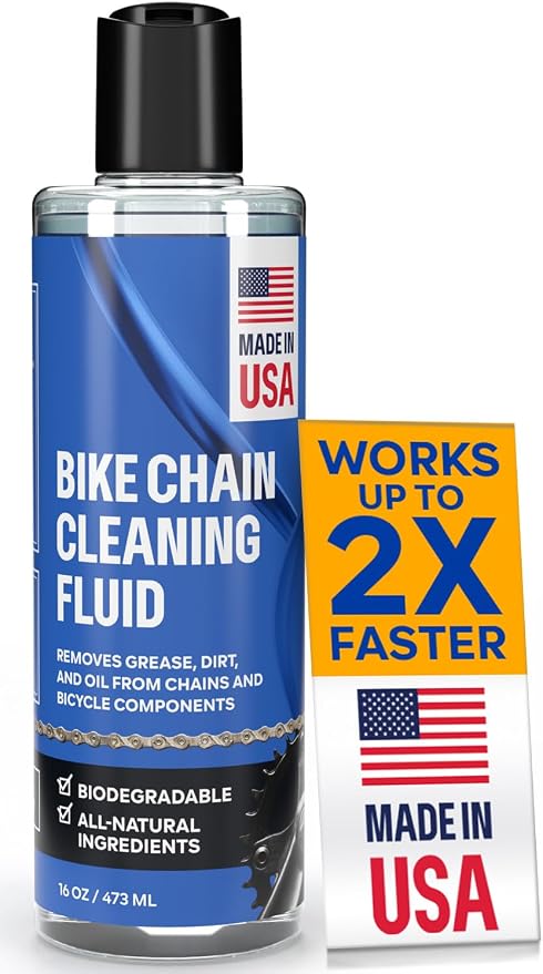 Bicycle Chain & Component Cleaning Fluid - 16oz Chain Degreaser Works in by Samorillo