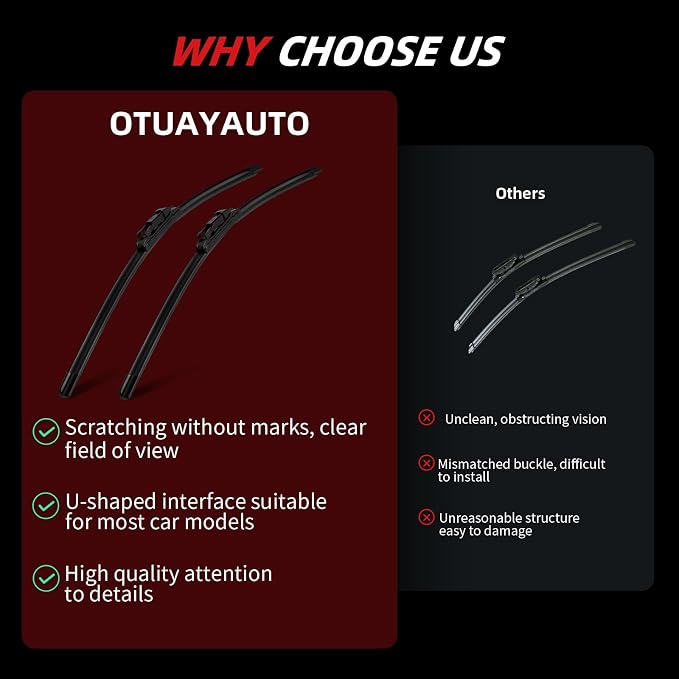 OTUAYAUTO Premium Windshield Wiper Blades - Image 7
