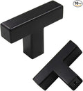 goldenwarm 10 Pack Black Cabinet Knobs T Bar by goldenwarm