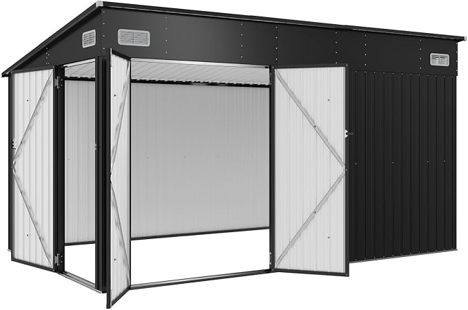 Aoxun 11.5’x7.5’ Shed Outdoor Storage Shed - Image 6