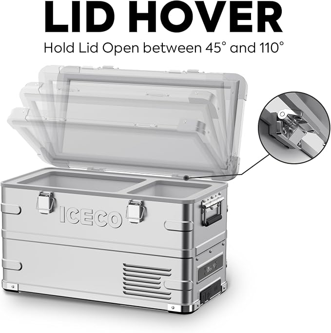 ICECO APL35 12 Volt Car Refrigerator, 37 Quart Light Duty Aluminum 12v Portable - Image 8