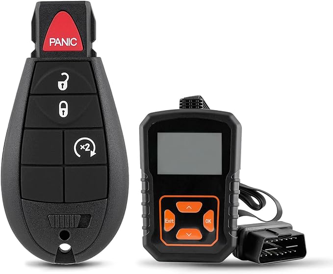 Car Key Fob Remote Replacement Kit Fits by ANGEWOZ