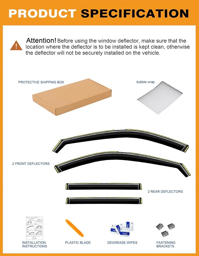 in-Channel Window Rain Guards Fit - Image 8