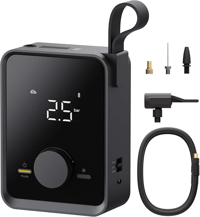 HOTO Tire Inflator Portable, Electric Air Pump Pro by HOTOTools