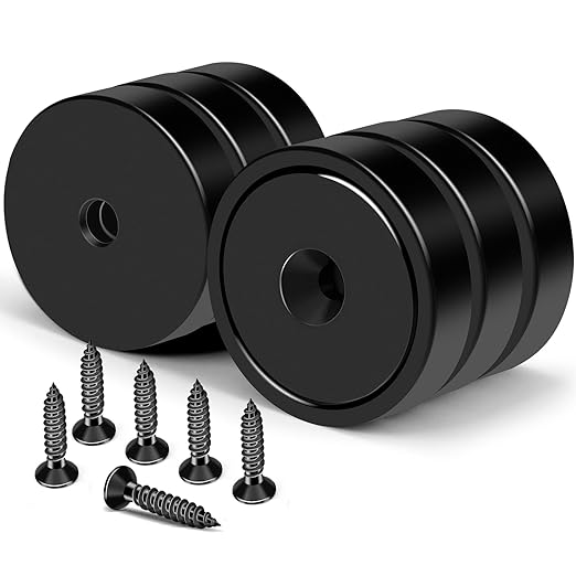 MIKEDE Heavy Duty Magnets with Hole, 150LB Strong Magnets, Rare Earth Magnet by MIKEDE