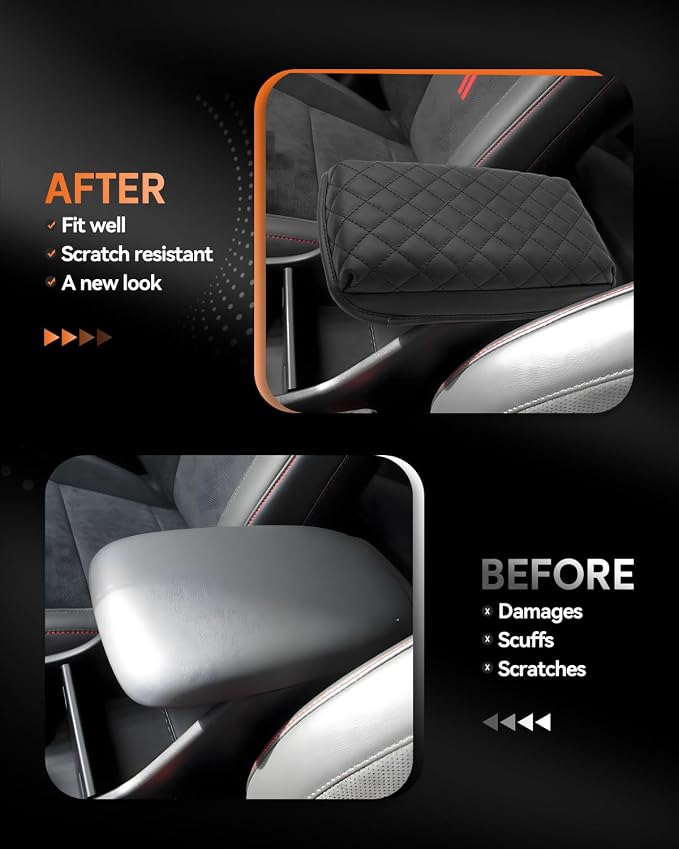 CDEFG for 2024-2025 Hyundai Kona Center Console Cover Armrest Cover for Kona - Image 3