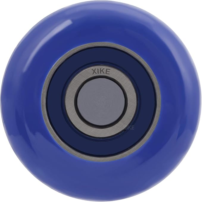 XiKe 12 Pack Blue 2" Nylon Garage Door Roller 4" Stem, Quiet/Durable and High - Image 3
