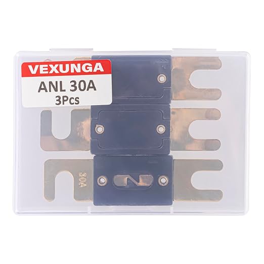 30A ANL Fuse 30 Amp Inline Blade Fuses 32V - Image 5