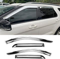 94251Y Chrome Side Window Visor Wind Vent Deflector, 2008-2020 Dodge Grand by Deebior