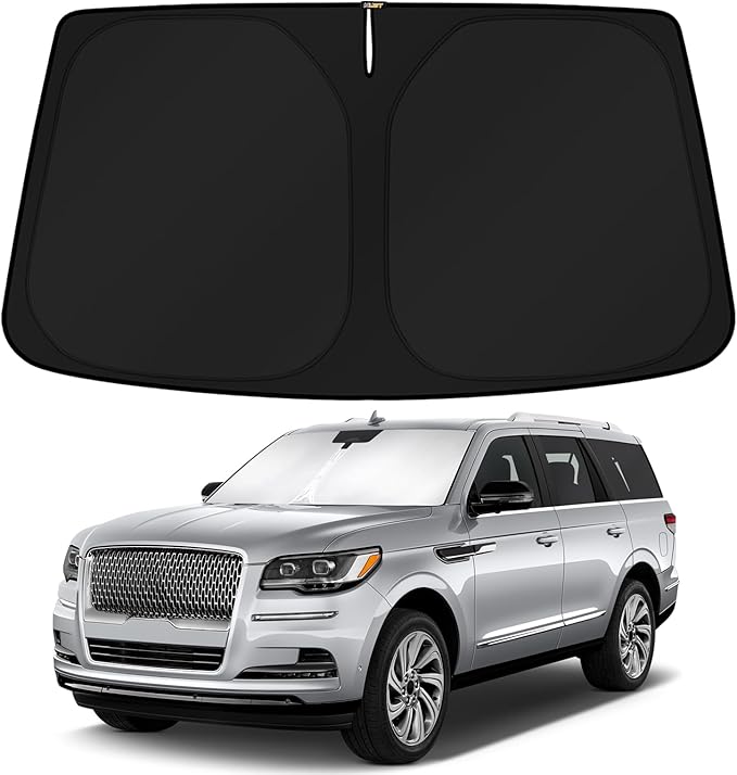 KUST Windshield Sun Shade for 2018-2024 2025 Lincoln Navigator Accessories by KUST