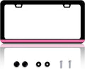 Breast Cancer Awareness License Plate Frame Pink Ribbon License Plate Frames by HOWKWAWY