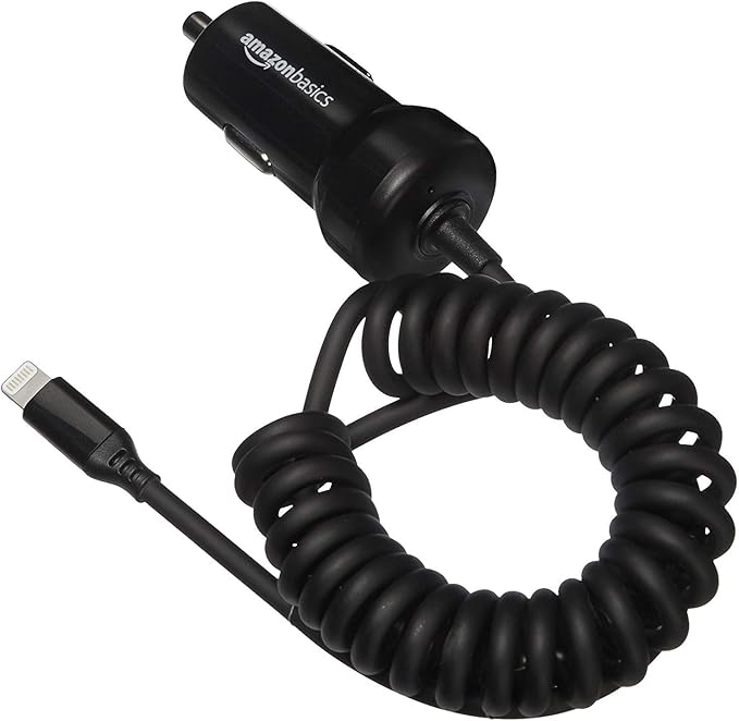 Amazon Basics 12W Fast Charging Car Charger by AmazonBasics