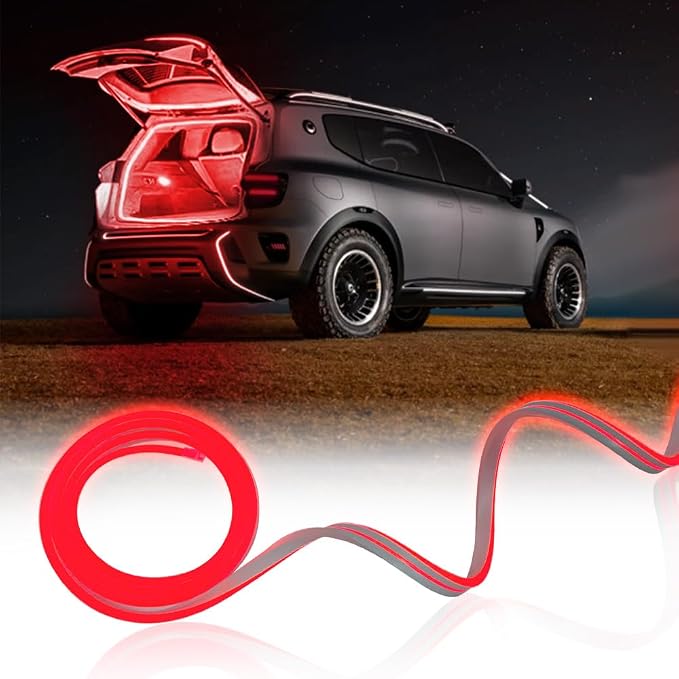 Car LED Strip Light For Trunk, 79Inch IP67 Silicone Waterproof Neon Light Strip by YIFENGSHUNDIRECT