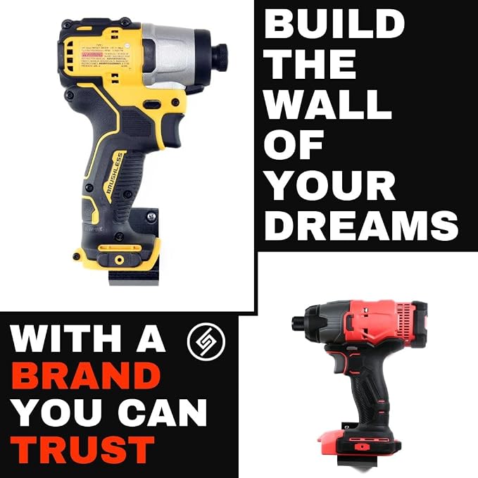 Spartan Mounts Wall Hook for Milwaukee M12 Tools Left - Image 7