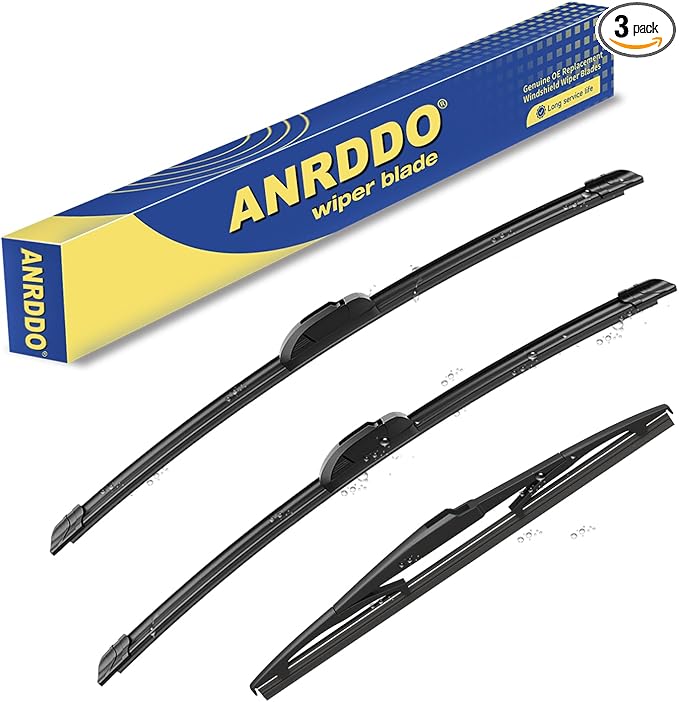 3 wipers Replacement for Chrysler Pacifica 2017-2021/Chrysler Voyager 2020-2020 by ANRDDO
