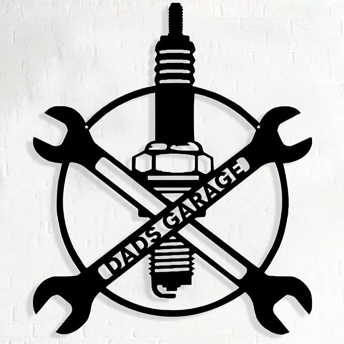 Personalized Papa's Custom Metal Workshop Sign by Pamaheart