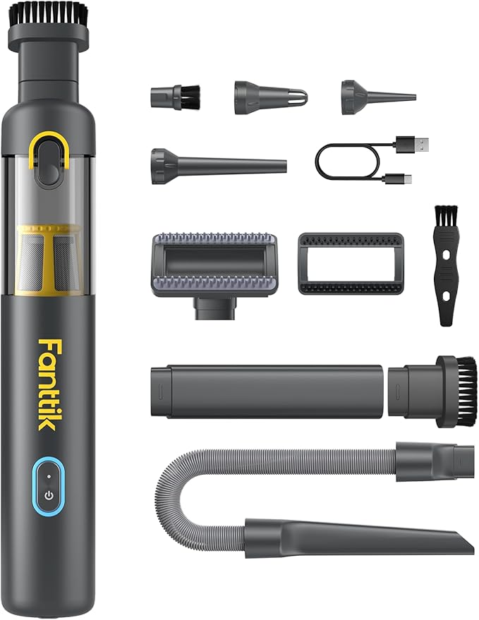 Fanttik Slim V8 APEX Car Vacuum, 4-in-1 Portable Mini Cordless Vacuum by FANTTIK%C2%AE