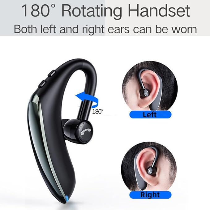IHAO Bluetooth Earpiece Headphone Dual Noise Cancelling Mic Painless Open-Ear - Image 5