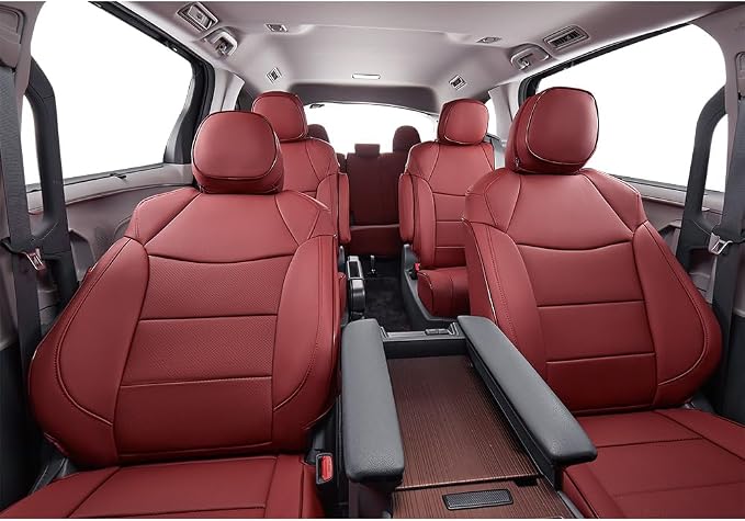 EKR Sienna Seat Covers for 2011-2020 Toyota Sienna LE, XLE Premium 2nd Row - Image 6