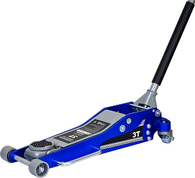 Aluminum Steel Hydraulic Floor Jack 3Ton/6600lbs.Dual Piston Fast Lifting - Image 4