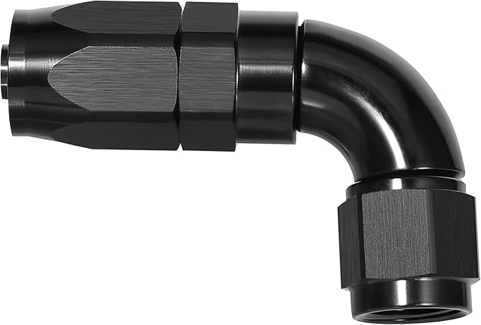EVIL ENERGY 12AN 90 Degree One Piece Full Flow Hose End Fitting Swivel by EVILENERGY