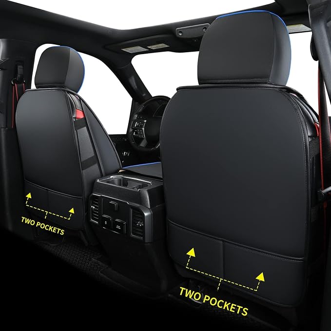 LUCKYMAN CLUB F150 Faux Leather Seat Covers Fit - Image 4