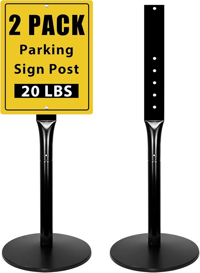 Parking Sign Stand with Base by OUTNEE